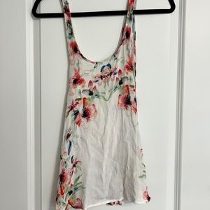Free People Open Back Tank Top